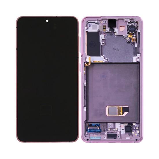 Touch+Display+Frame Samsung Galaxy S21 5G 2021/G991 Service Pack Rosa Fantasma